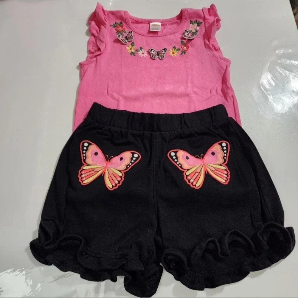 Gymboree Girls Magical Monarch Butterfly Dress & Outfit 3 Piece Set Size 8-10